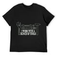 thumbnail image 1 of Mens I work with a bunch of tools - Funny Construction T-Shirt Black 3X-Large, 1 of 5