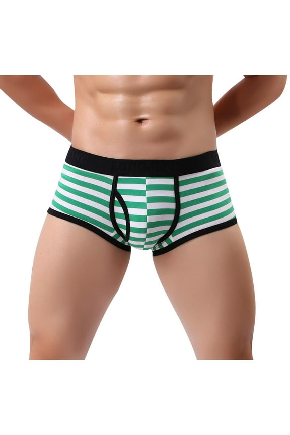 Mens Ice Silk Long Nose Underwear Bulge Pouch Boxer Briefs Silky Smooth Comfortable Separate Trunks Breathable Shorts