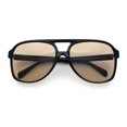thumbnail image 1 of Mens Iconic Large Tear Drop Racer Plastic Fashion Sunglasses Black - Brown, 1 of 8