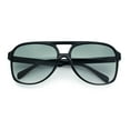 thumbnail image 1 of Mens Iconic Large Tear Drop Racer Plastic Fashion Sunglasses Black - Green, 1 of 8