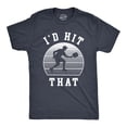 thumbnail image 1 of Mens Id Hit That T Shirt Funny Sarcastic Pickleball Paddle Joke Tee for Guys Graphic Tees, 1 of 9