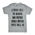 thumbnail image 1 of Mens If You Can Read This Drag Me Back In The Boat Funny Boating T shirt Graphic Tees, 1 of 8