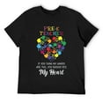 thumbnail image 1 of Mens If You Think My Hands Are Full See My Heart Pre-K Teacher T-Shirt Black, 1 of 5