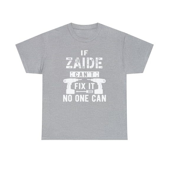 Mens If Zaide Can't Fix It No One Can Jewish Yiddish Grandpa Tshirt