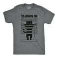 thumbnail image 1 of Mens Im Judging You Funny T Shirts Sarcastic Kitten Graphic Tee for Men Graphic Tees, 1 of 9