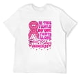 thumbnail image 1 of Mens In This Family No One Fight Alone Breast Cancer Awareness T-Shirt White X-Large, 1 of 5