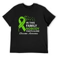 thumbnail image 1 of Mens In This Family Nobody Fights Alone Glaucoma Awareness 2024 T-Shirt Black Medium, 1 of 5