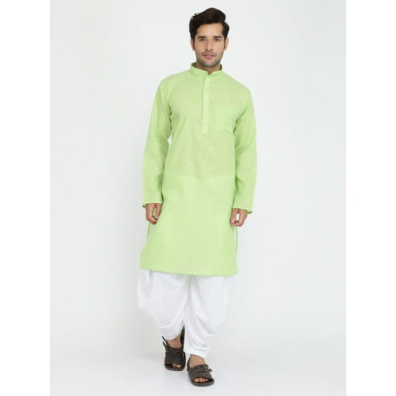 Mens Indian Wear Handmade Pure Cotton Light Weight Ethnic Kurta Salwar Set