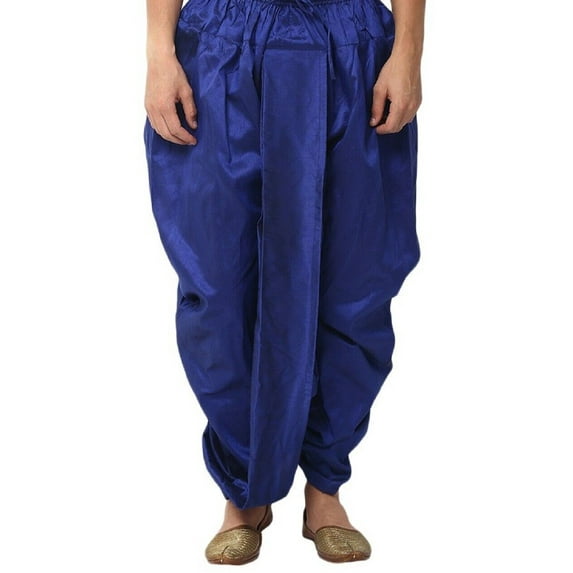 Mens Indian Wear Silk Bend Handmade Free Size Harem Salwar Dhoti Sherwani Bottom