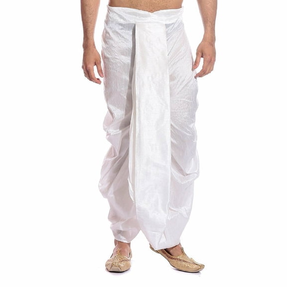 Mens Indian Wear Silk Bend Handmade Free Size Harem Salwar Dhoti Sherwani Bottom