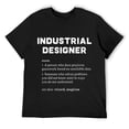 thumbnail image 1 of Mens Industrial Designer - Funny Dictionary Definition T-Shirt Black, 1 of 5