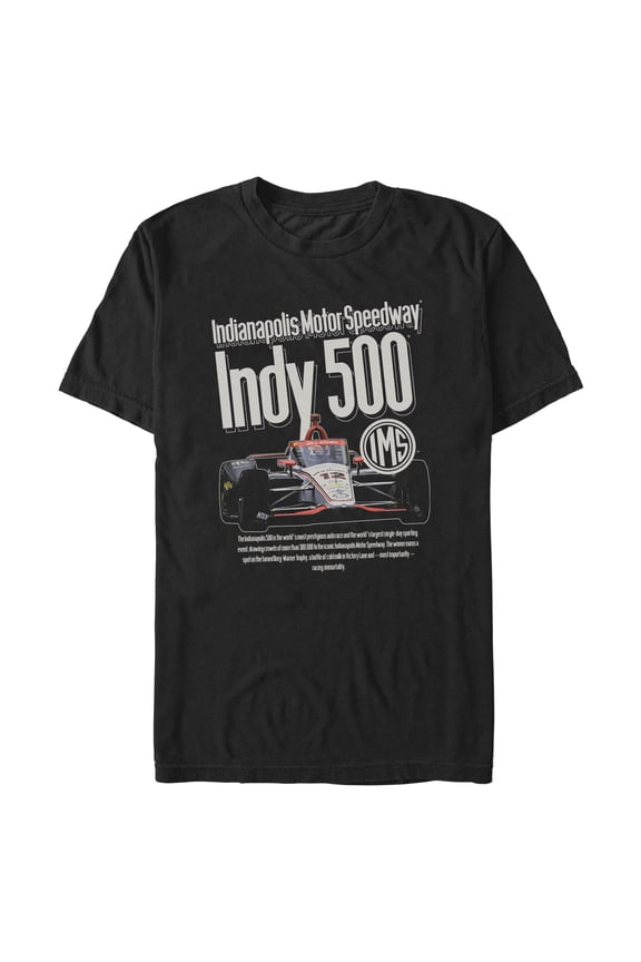 Mens Indy 500 Racing Immortality Quote T Shirt