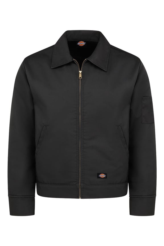 Mens Insulated Eisenhower Jacket, Black - S RG