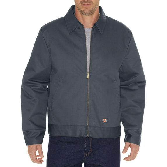 Mens Insulated Eisenhower Jacket, Charcoal - M LN