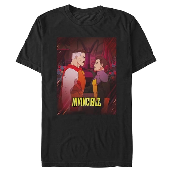 Mens Invincible Invinciboy vs Omni Man Poster T Shirt