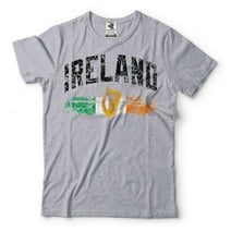 Mens Ireland Shirt Irish Patriotic Shirt Ireland National Flag Tee Ireland St Patrick's Day Shirt