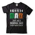thumbnail image 1 of Mens Irish Dad T-shirt St Patricks Day Shirt For Dad Irish Patriotic Gifts Ireland Flag Tee, 1 of 6
