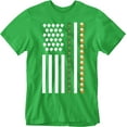 thumbnail image 1 of Mens Irish Flag Funny Party Shirt St Patricks Day Tee Green, XL, 1 of 1