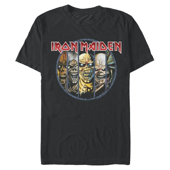 Mens Iron Maiden Classic Faces T Shirt