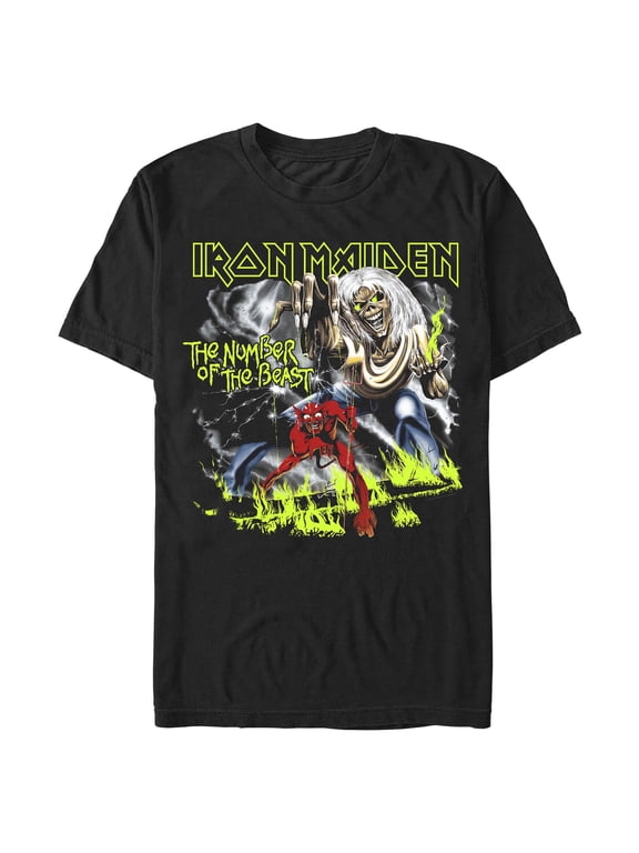 Mens Iron Maiden Number of the Beast T Shirt