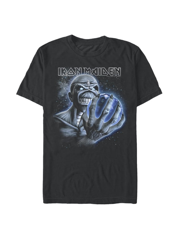 Mens Iron Maiden Orb World T Shirt