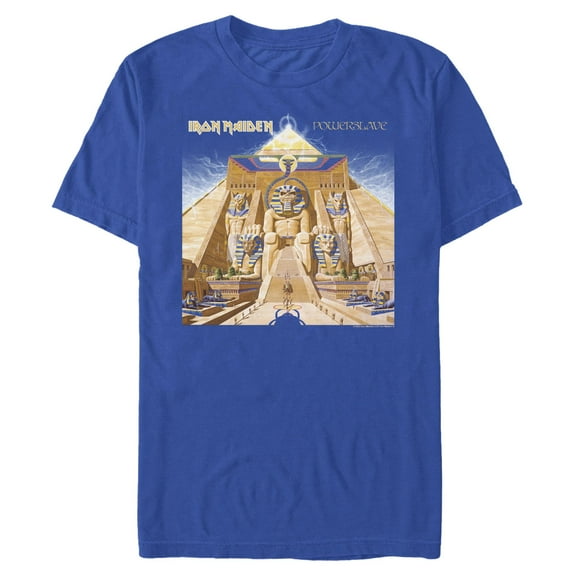 Mens Iron Maiden Powerslave Album Art T Shirt
