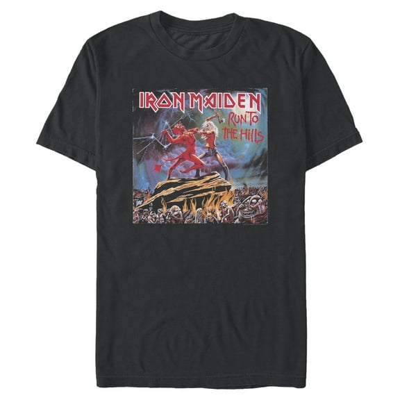 Mens Iron Maiden Run to the Hills T Shirt