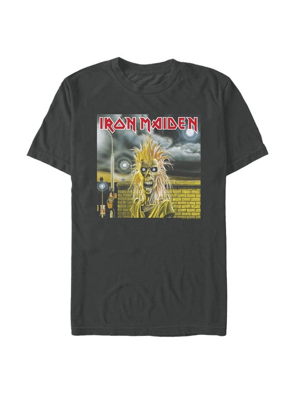 Mens Iron Maiden Self Title Cover Album T Shirt