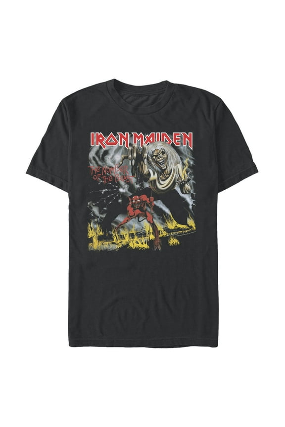 Mens Iron Maiden The Number of the Beast T Shirt