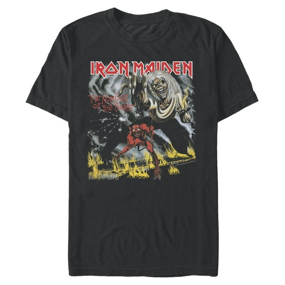 Mens Iron Maiden The Number of the Beast T Shirt