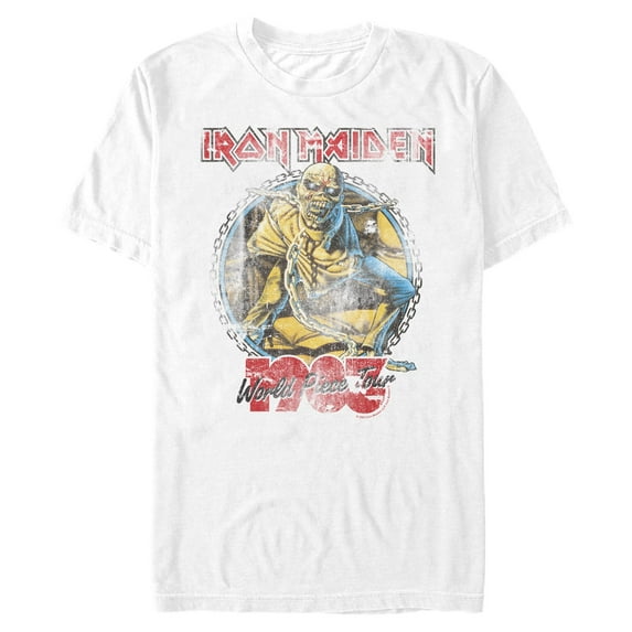 Mens Iron Maiden World Piece Tour T Shirt