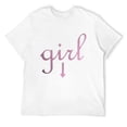 thumbnail image 1 of Mens It'S A Girl Maternity Dark T Shirt Maternity Tee White 4X-Large, 1 of 5