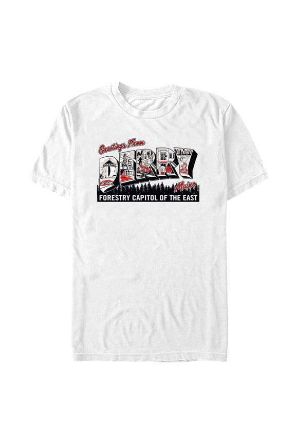 Mens It: Welcome to Derry Forestry Capitol of the East Greetings T Shirt