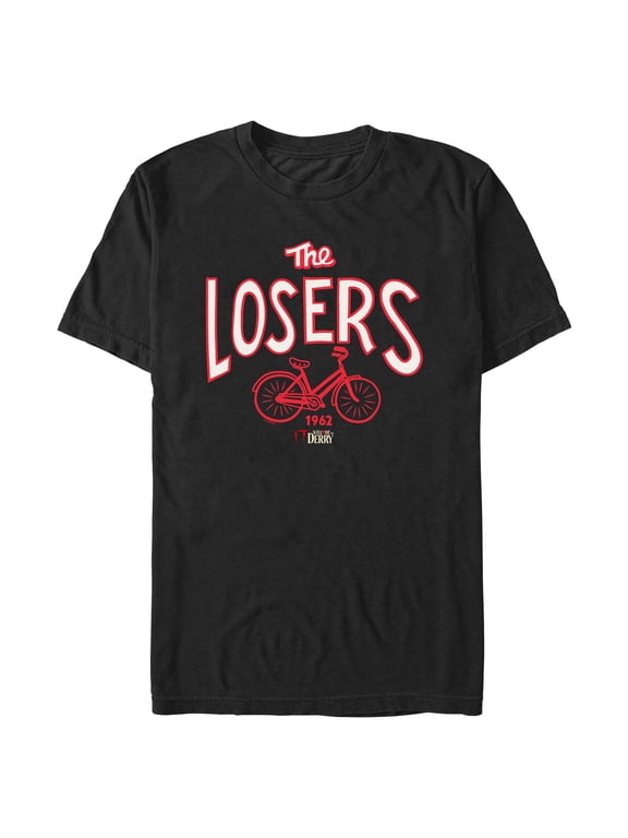 Mens It: Welcome to Derry The Losers 1962 Club Bike Logo T Shirt