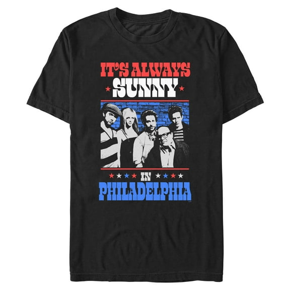 Mens It's Always Sunny In Philadelphia American Retro Poster T Shirt