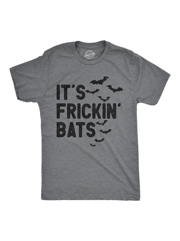 Mens Its F-in Bats T Shirt Funny Halloween Spooky Season Bat Lovers Tee for Guys Graphic Tees