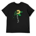 thumbnail image 1 of Mens Its Ok Not To Be Ok Mental Health Awareness Sunflower Ribbon T-Shirt Black 2X-Large, 1 of 5