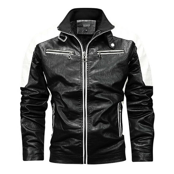 Mens Jacket Coat Fashion Brushed Tooling Style Fall Mens Workout Jacket,Black,3XL
