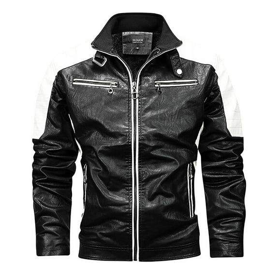Mens Jacket Coat Fashion Brushed Tooling Style Fall Mens Workout Jacket,Black,3XL