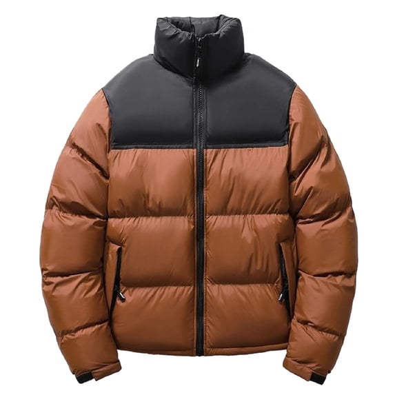 Mens Jacket Down Cotton Stand Collar Kong Style Warm Cotton Jacket For Men