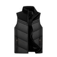 thumbnail image 1 of Mens Jacket Sevevn Men's Puffer Vest Casual Stand Collar Quilted Waistcoat Outdoor Padded Ski Vest, 1 of 7