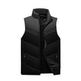 thumbnail image 1 of Mens Jacket Sevevn Men's Puffer Vest Casual Stand Collar Quilted Waistcoat Outdoor Padded Ski Vest, 1 of 3