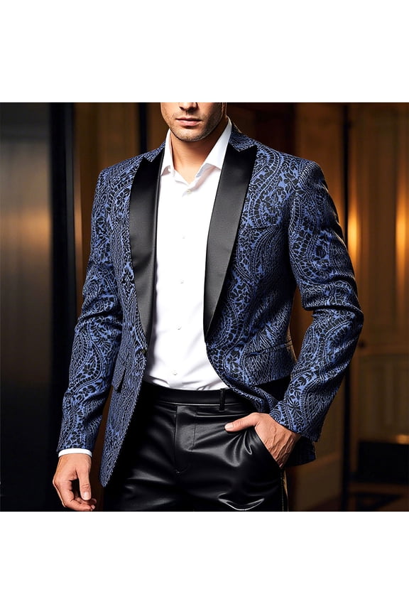 Mens Jackets Blazer Button Formal Wedding Dressing Suits Solid Color Casual Suit Jacket Coats for Men