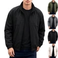 thumbnail image 1 of Mens Jackets Raincoat Waterproof Windbreaker,Full Zip Lightweight Packable Design for Hiking,Fishing, 1 of 6
