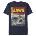 thumbnail image 1 of Mens Jaws Retro Comic Book Shark T Shirt, 1 of 5