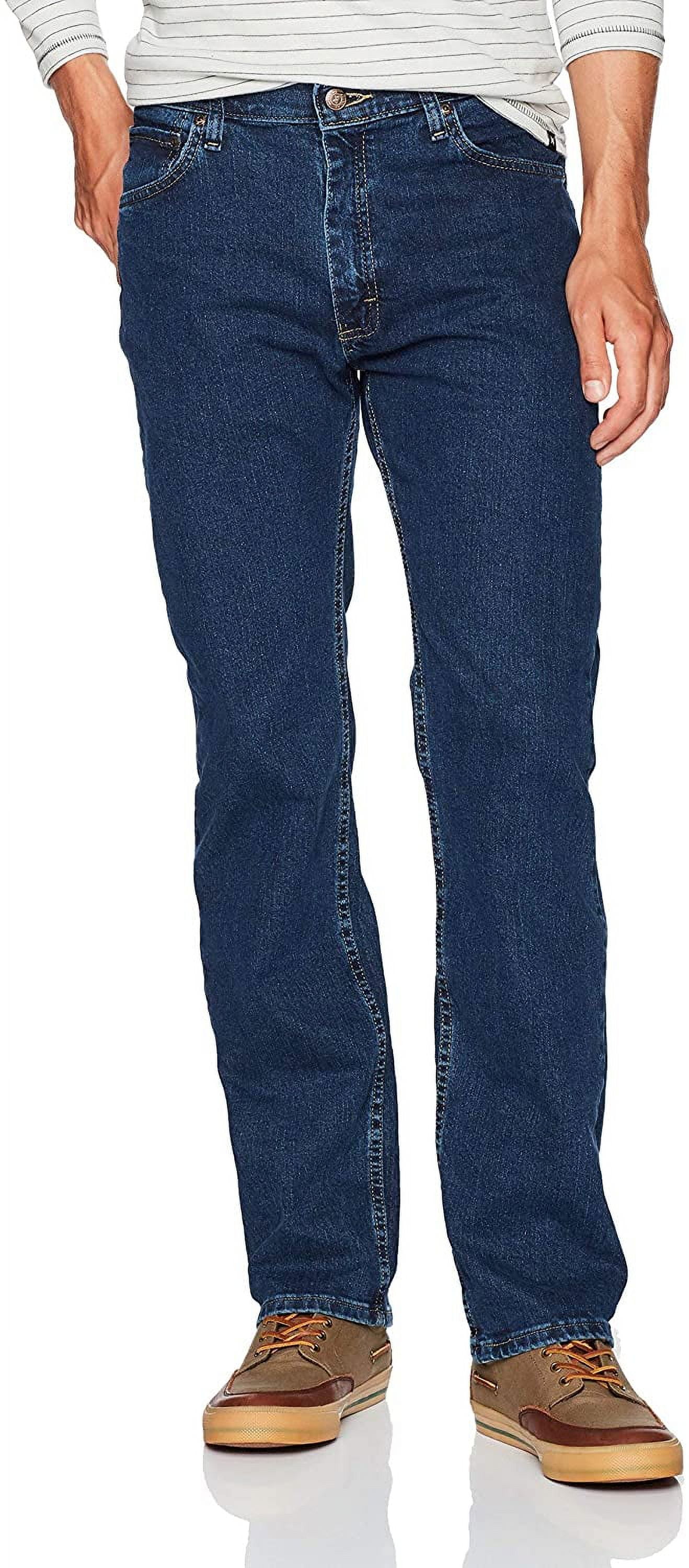 Mens Jeans 36X30 Regular Fit Straight Leg Stretch 36 Walmart