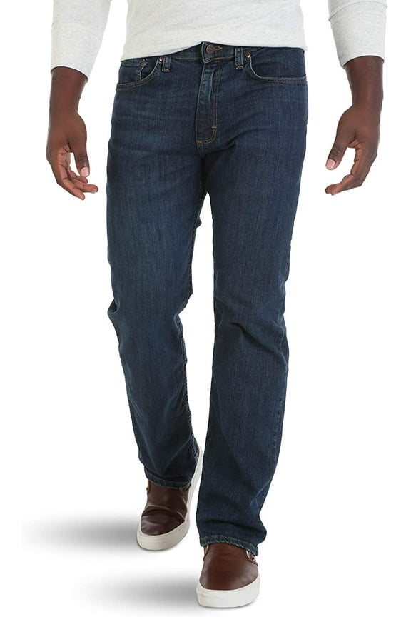 Mens Jeans 42X34 Relaxed Fit Straight Stretch 42