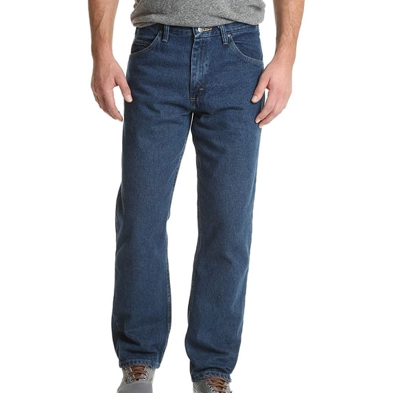 Mens Jeans 44x30 Classic Relaxed Fit Straight Leg 44