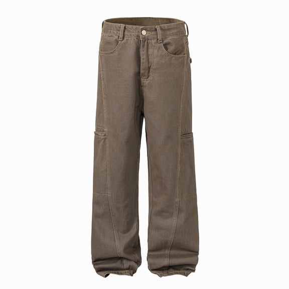 Mens Jeans Bootcut Stretch Denim Jeans Classic Five Pocket Design Comfortable Tapered Fit for Casual Everyday Wear Durable Versatile Fashion Pants Jeans Relaxed Fit