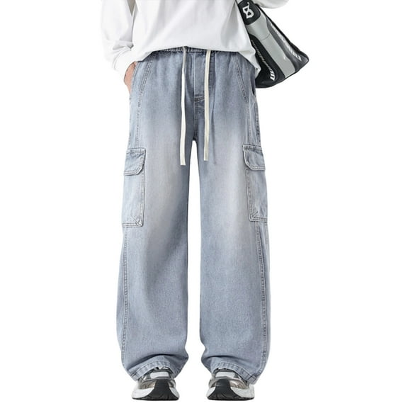 Mens Jeans For Men Classic Five Pocket Denim Jeans Comfortable Stretch Fit Trousers For Casual Daily Wear Regular Fit Jeans Fall Winter